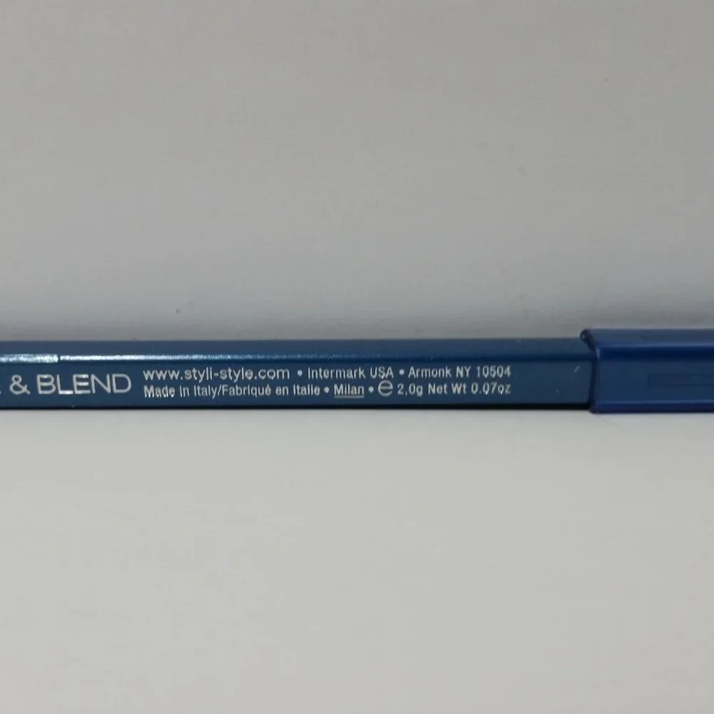 2 Styli Style Waterproof Eye Liner Blue